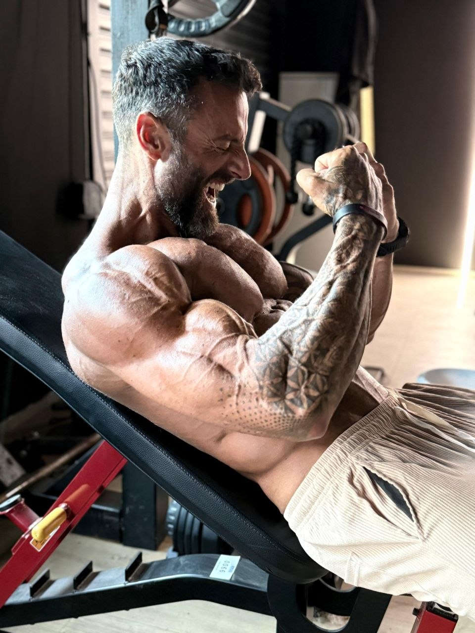 Tobi beim Training